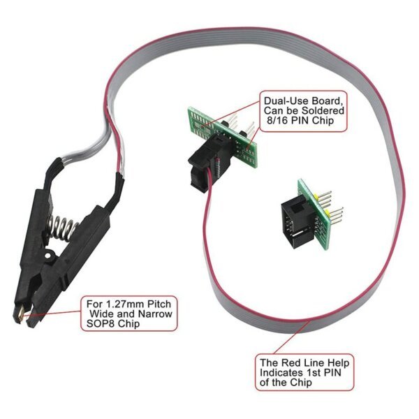 soic8 sop8 test clip