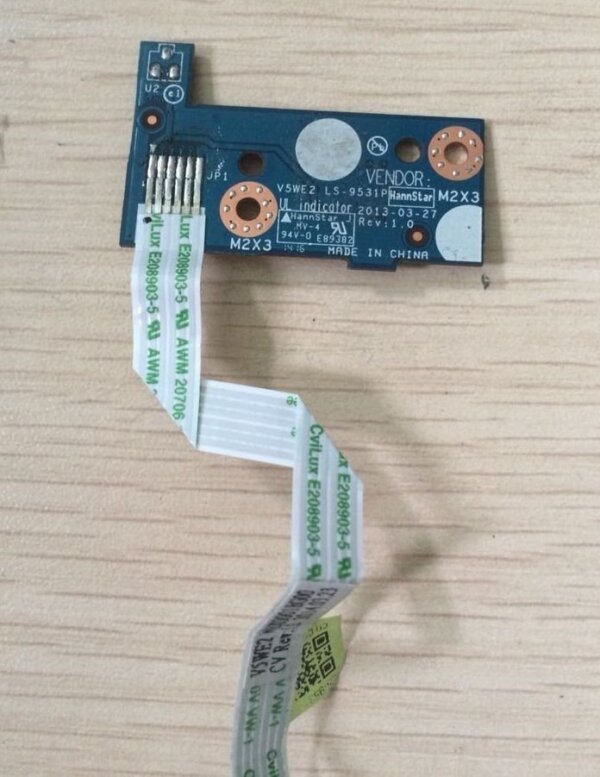 Acer E1-510 E1-532 E1-570 E1-572 Power Button Board with cable