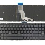 Laptop Keyboard for HP Pavilion 15-BS 15BS (Black with Backlit)