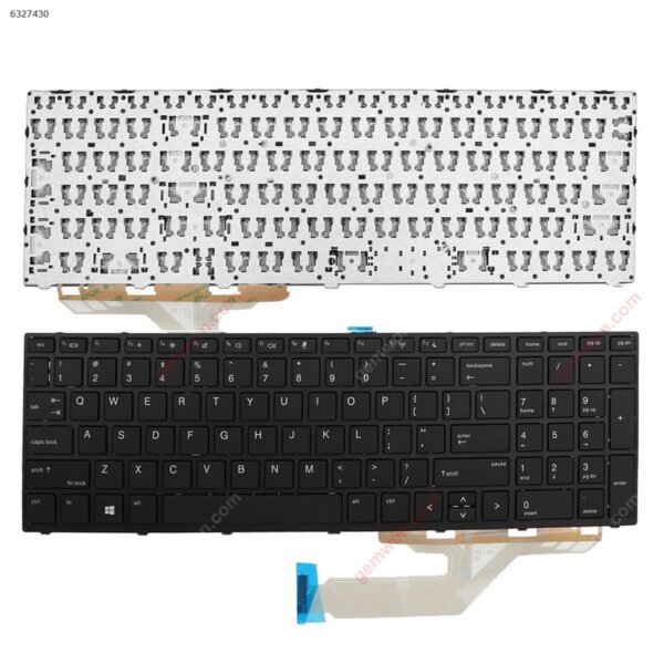HP Probook 450 G5 455 G5 470 G5 without black light keyboard