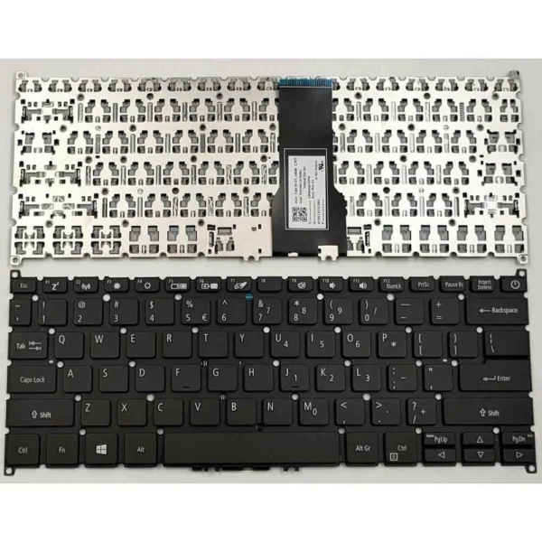 ACER N20c4 keyboard Without backlite WITH POWER BUTTON - Image 2