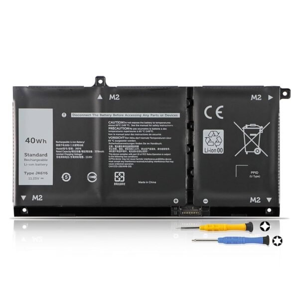 JK6Y6 battery for Latitude 3410 3510 Vostro 5300 5401 5402 5501 5502 C5KG6 - Image 2