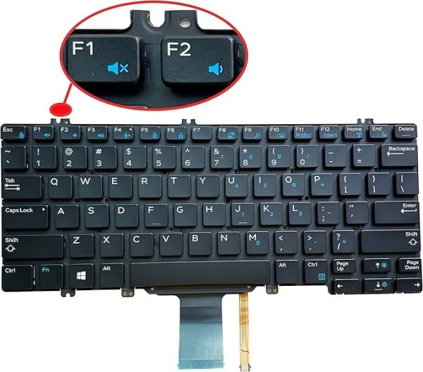 DELL Latitude 7280 7380 7290 7389 7390 US Keyboard 00NPN8 0NPN8 - Image 3