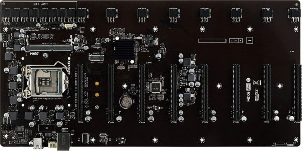 Biostar TB360-BTC D+ (Intel 8th and 9th Gen), LGA1151 SODIMM DDR4 8, GPU Support GPU Mining Motherboard | TB360-BTC D+ - Image 3