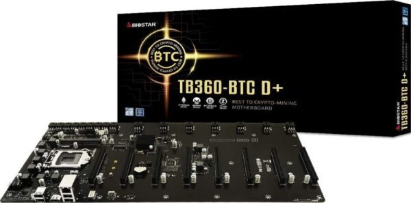 Biostar TB360-BTC D+ (Intel 8th and 9th Gen), LGA1151 SODIMM DDR4 8, GPU Support GPU Mining Motherboard | TB360-BTC D+ - Image 4
