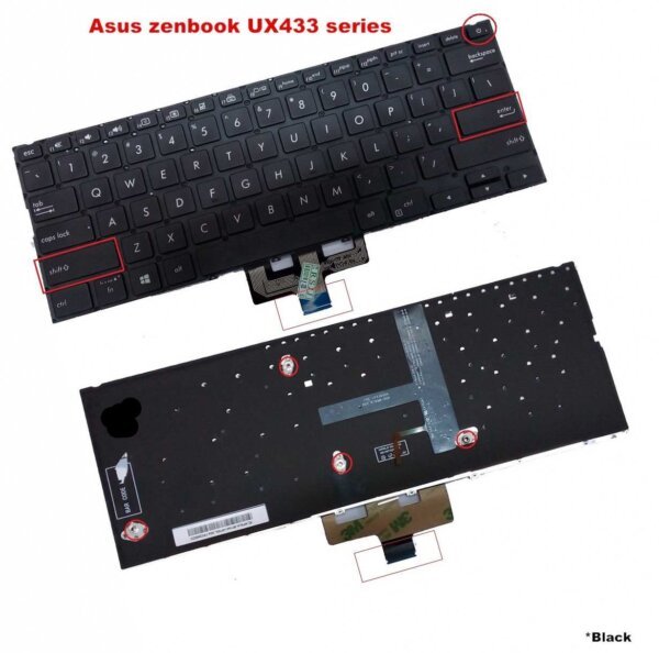 Asus Deluxe UX433 U4300F UX433F UX433FN keyboard