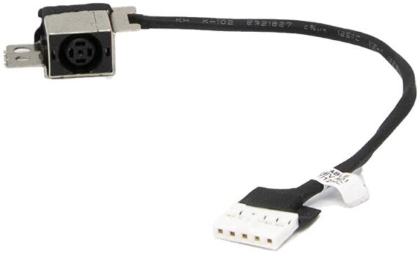 Dell 3340 3350 DC Power Input Jack with Cable