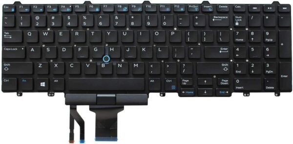 Dell latitude E5550 Keyboard US Black Keyboard
