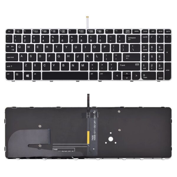 HP Elitebook 755 850 G3 G4 UK Keyboard