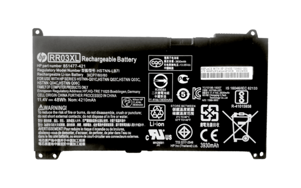 RR03XL Laptop Battery For HP ProBook