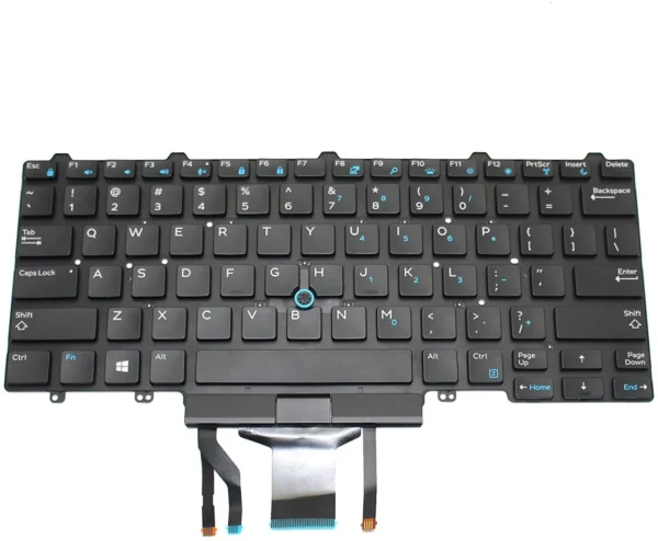 Dell Latitude E5450 E5470 E7450 E7470, Latitude 7480 7490 5480 5488 Laptop with Pointer US Layout Without Backlite - Image 2