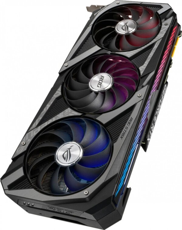 Asus ROG Strix RTX 3090 OC Edition O24G Gaming Graphics Card, GDDR6X 24GB, 1890 MHz (Boost Clock I OC Mode), 19.5 Gbps Memory Speed, 384-Bit I ROG-STRIX-RTX3090-O24G-GAMING / 90YV0F93-M0NM00 - Image 2