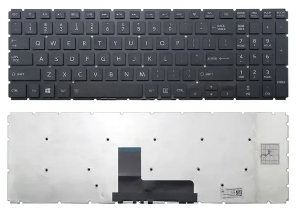 Toshiba Satellite L50-B L50D-B L50DT-B L50T-B US black keyboard