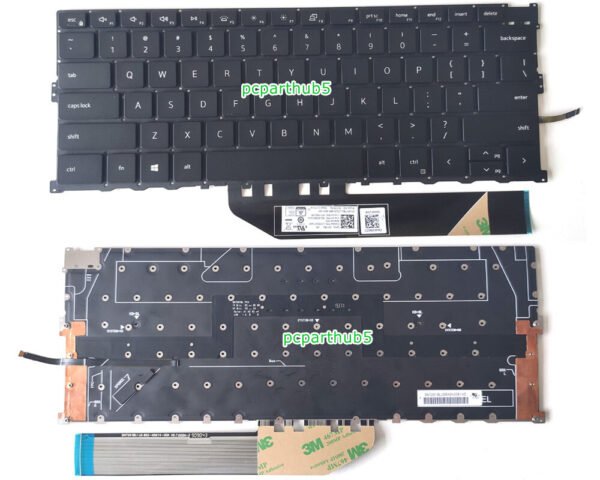 DELL For XPS 13 9300 9310 P117G 00Y78C 0Y78C PK132Q13A00 NSK-QJ0BC 01 English US black keyboard Original - Image 2