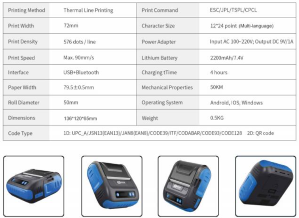 P29 Portable Thermal Printer - Image 5