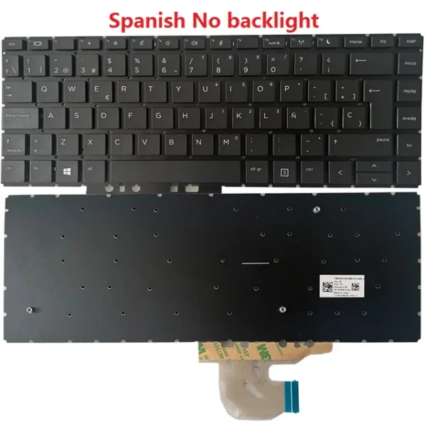 HP Pro book 440 G6 445 G6 440 G7 445 G7 Series Laptop Keyboard UK-without backlit - Image 2