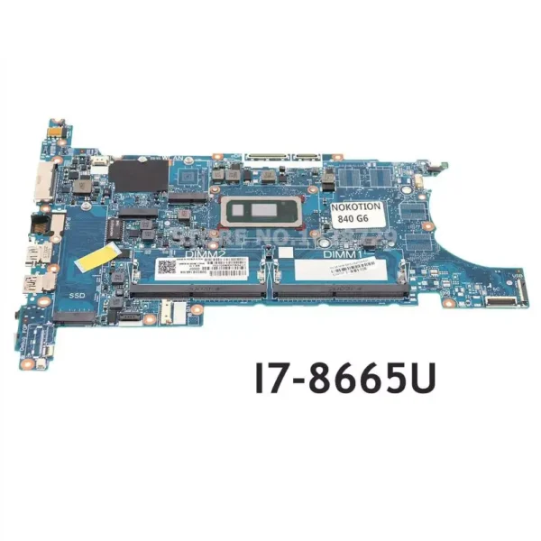 Hp EliteBook 840 G6 I7-8 gen Intel Laptop Motherboard 6050a3022501 L62760-601