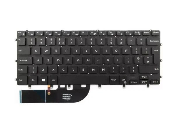 DELL XPS 15 7590 UK Keyboard BACKLIT with £ Key HJDT6