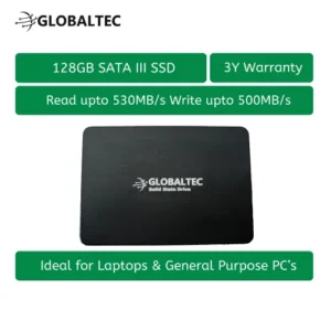 GLOBALTEC 128GB SATA III SSD 2.5 (3 YEARS WARRANTY) BEST PRICE IN SRI LANKA
