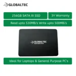 GLOBALTEC 256GB SATA III SSD 2.5 (3 YEARS WARRANTY) BEST PRICE IN SRI LANKA