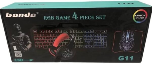 BANDA G11 GAMING COMBO 4PC SET