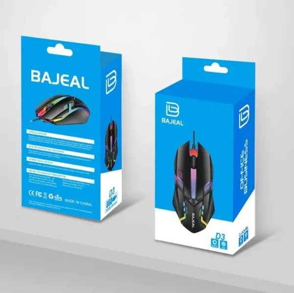 BAJEAL D3 RGB Wired Gaming Mouse