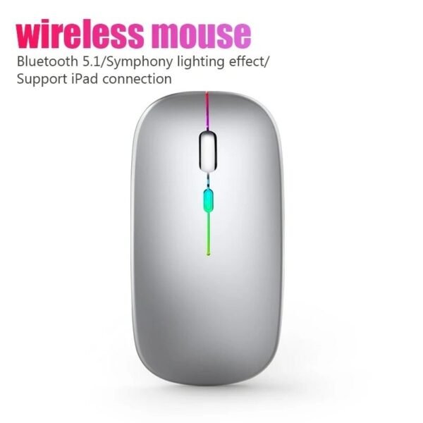 Wireless RGB Rechargeable Bluetooth MOUSE - Image 3