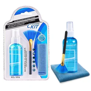 LCD Screen Cleaning 3 in 1 Screen Cleaner with Spray Cloth Brush Clean Tool for Laptops, Computers, Mobiles