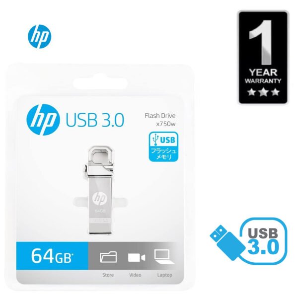 HP 64GB 3.0 USB PEN FLASH DRIVE