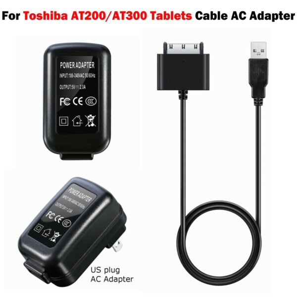 TOSHIBA AT300 TAB POWER ADAPTOR USB CABLE
