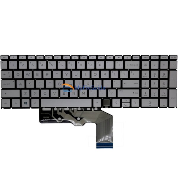 HP ENVY 17M-CH0013DX 17-MCH1013DX 17-CH1035NR SILVER WITHOUT BACKLIT KEYBOARD