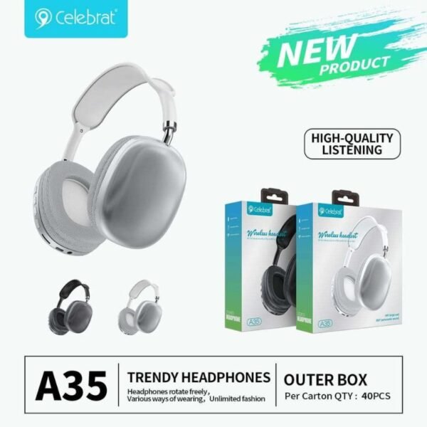 CELEBRAT A35 WIRELESS HEADPHONE - Image 2