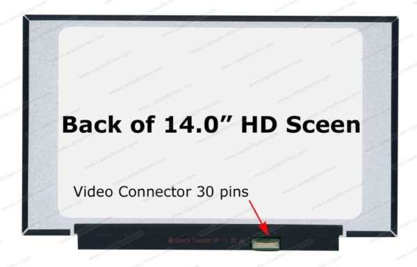 14.0 HD GLOSSY 30 PIN WITHOUT BRACKETS (P/N-NT140WHM-N46)