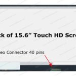 15.6 HD GLOSSY 40 PIN WITH BRACKETS ( P/N-LP156WHM )