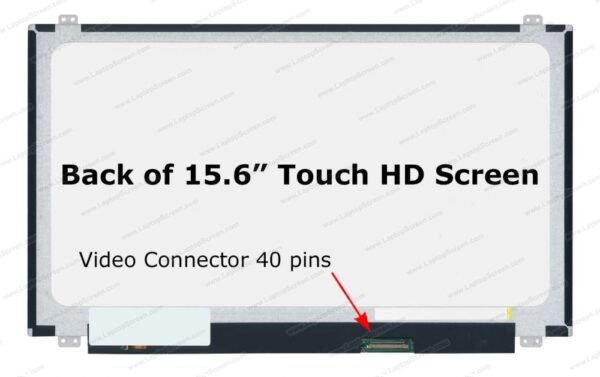 15.6 HD GLOSSY 40 PIN WITH BRACKETS ( P/N-LP156WHM )