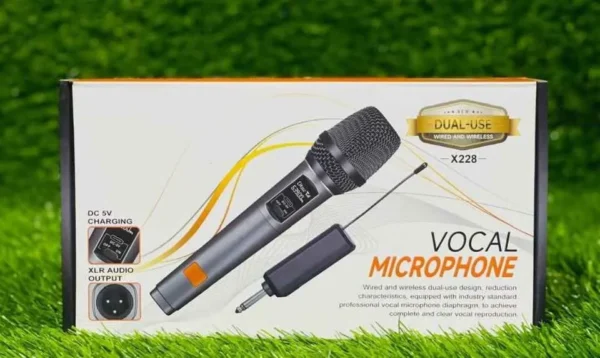 X228 wired and wireless microphone