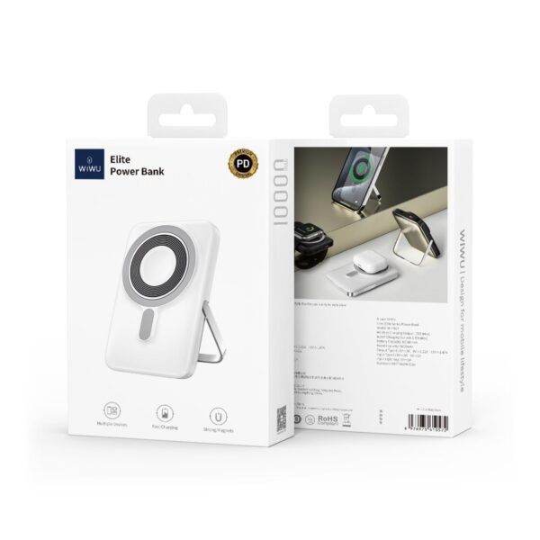 WiWU Wi-P018 Elite 10000mAh Power Bank white