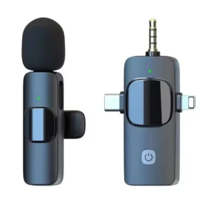 K15 3 In 1 Wireless Lavalier Microphone