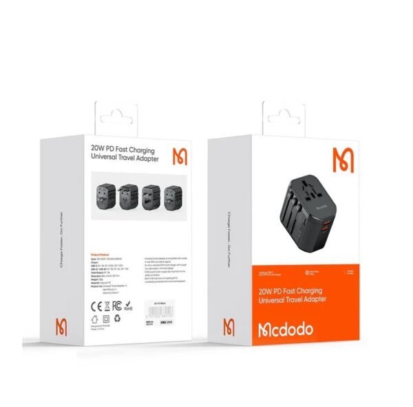 Mcdodo 20W PD Fast Charging Universal Travel Adapter CP-347 - Image 2