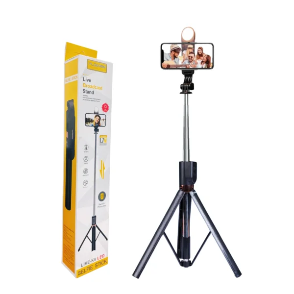 Plokama live-k9 led selfie stick