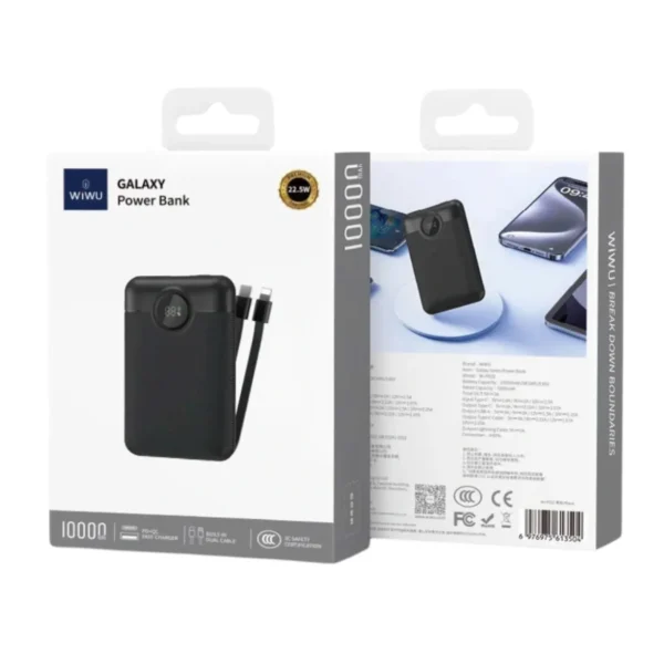 WIWU WI-P022 Galaxy 22.5w 10000mAh Power Bank - Image 2