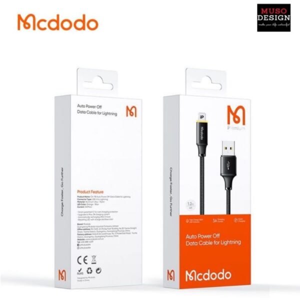 Mcdodo CA-3140 Lightning Cable, 12W, 1.2m (black)