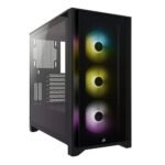 CORSAIR iCUE 4000X RGB BLACK ATX CASE CC-9011204-WW