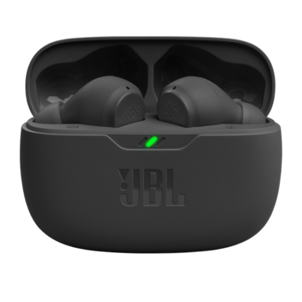 Experience immersive sound and smart convenience with the JBL Wave Beam. These true wireless earbuds feature 8 mm dynamic drivers that deliver JBL’s signature deep bass sound along with balanced mids and highs. The ergonomic “stick-closed” design offers a snug, comfortable fit that also helps isolate ambient noise. Enjoy up to 32 hours of total playtime — approximately 8 hours in the earbuds plus an additional 24 hours from the charging case. When you’re short on time, a quick 10-minute “speed charge” gives about 2 extra hours of playback. The built-in Smart Ambient features including TalkThru and Ambient Aware let you stay aware of your surroundings when needed, while VoiceAware technology helps with clear hands-free calls by letting you adjust how much of your own voice you hear. The Wave Beam earbuds are also built for durability, carrying an IP54 rating for the earbuds and IPX2 for the charging case—so they handle sweat, dust and light splashes. They support customisation through the companion app, letting you fine-tune EQ settings and controls to match your listening style. Whether you’re commuting, working out or just relaxing, the JBL Wave Beam combine sound performance, comfort and smart features into a well-rounded everyday audio companion.