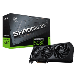 MSI RTX 5080 16G SHADOW 3X OC GRAPHICS CARD 912-V531-031