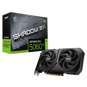 MSI RTX 5060 TI 8G SHADOW 2X OC PLUS GRAPHICS CARD 912-V536-023