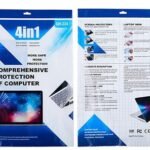 15.6'' High Quality 4 in 1 Laptop Skin Protector Transparent Sticker