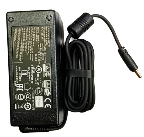 AVITA LAPTOP ADAPTER AC DC SWITCHING ADAPTER 100-240V 50/60Hz ADS-40SI-19-3 19040E