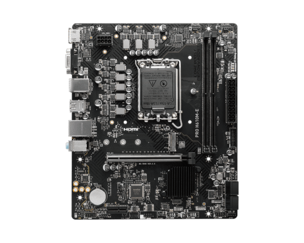 MSI PRO H610M E DDR5 MOTHERBOARD 911-7D48-072, 911-7D48-075