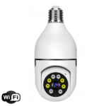 2MP E27 Bulb Camera WiFi Indoor Video Surveillance 1080P Home Security Monitor Full Color Night Vision Auto
